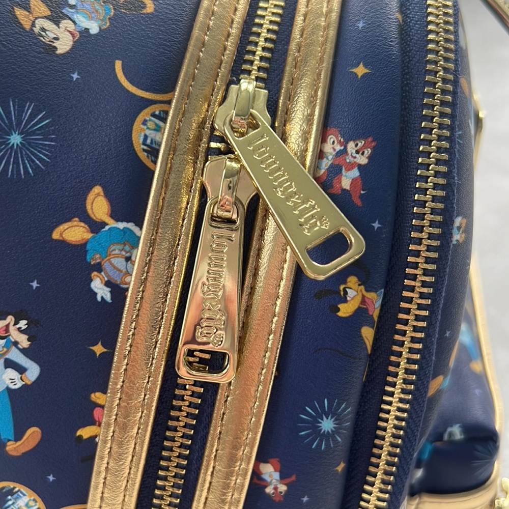 Disney 50th Anniversary Loungefly Mini Backpack - Picture 11 of 13